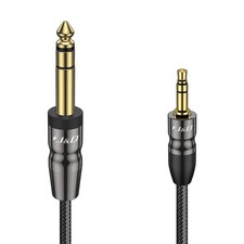 3.5mm to 6.35mm Stereo Audio Cable, 3.5 mm 1/8 inch Male TRS to 6.35 mm 1/4 i...