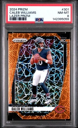 2024 Panini Prizm - Rookies Caleb Williams #301 Lazer Prizm (RC)