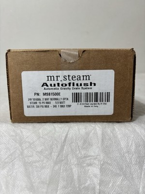 original Mr. Steam MS81500e auto flush for residential MS generators Brand New