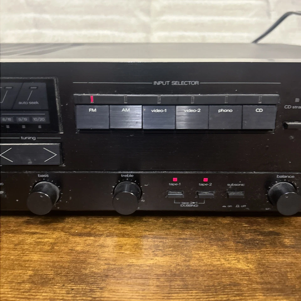 VINTAGE Luxman R-113 Digital Synthesized AM/FM Stereo Receiver HiFi TESTED WORKS - Image 4 of 4