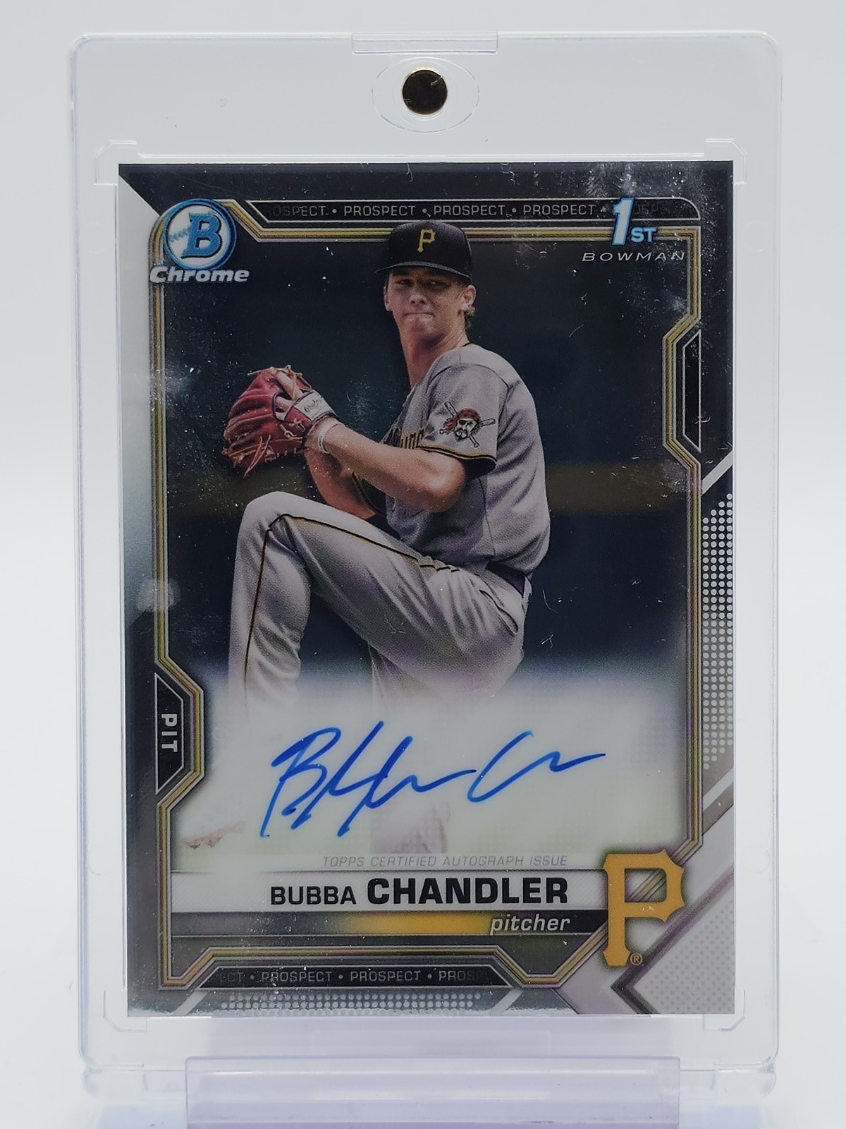 Bubba Chandler 2021 Bowman Draft #CDA-BC Chrome DP Auto (1st 