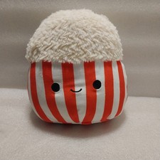 Squishmallows Arnel Wiadro na popcorn czerwono-białe 8" pluszowe 2022 Food Squad Zabawa 