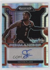 2022-23 Panini Prizm Draft Picks College Penmanship Hyper Savion Flagg Auto 12po