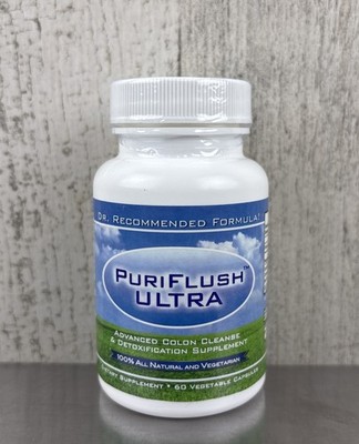 PuriFlush Ultra Natural Colon Cleansing Formula For Weight Loss 60 Capsules