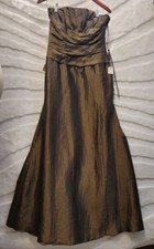 VTG NOS Bari Jay Metallic Party Prom Dress 10 Back Zip Issue $179