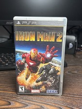 Sony PlayStation PSP Video Game Iron Man 2 Marvel SEGA Rated T with Manual