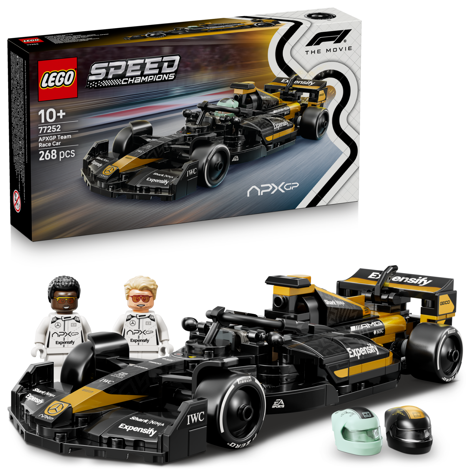 Lego Herren Schwarz/Gold Apxgp Team Race Car Aus F1der Film (Lego Speed Champions) - Image 12