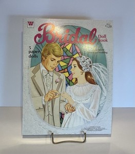 Vintage Paper Doll Booklet “Bridal Doll Book” By Whitman 1978 Uncut/Unused