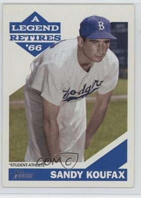 2015 Topps Heritage A Legend Retires Sandy Koufax #SK-3 HOF g5e