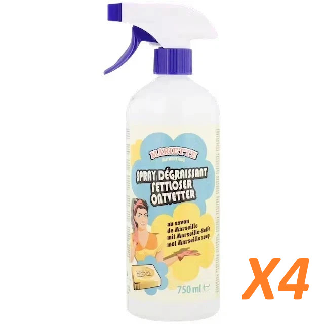 Spray Dégraissant Mariette Savon de Marseille pour un Entretien Facile de la Cuisine
