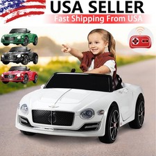 Licensed Bentley Style Kids Ride On Toys 12V Electric Kid Car with LED Lights