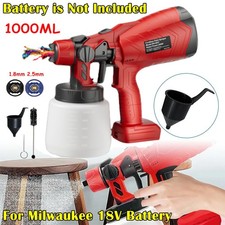Cordless Paint Sprayer for Milwaukee 18V Battery For M18 HVLP Spray Paint Gun