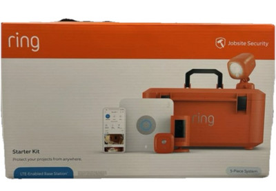 RING JOBSITE SECURITY   STARTER KIT, 5-PIECE WITH BUILT-IN WIFI COMP (EPJ028649)