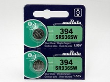 MURATA 394 SR936SW Watch Battery 2Pcs Exp.2029