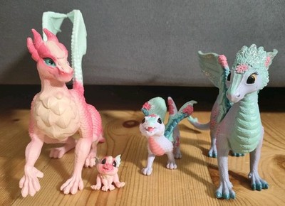 SCHLEICH Bayala Drachen Set - Eltern Drachen und Kinder  