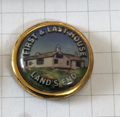 Pin Lands End Cornwall First and last House  Städte Länder  Pins aus Sammlung
