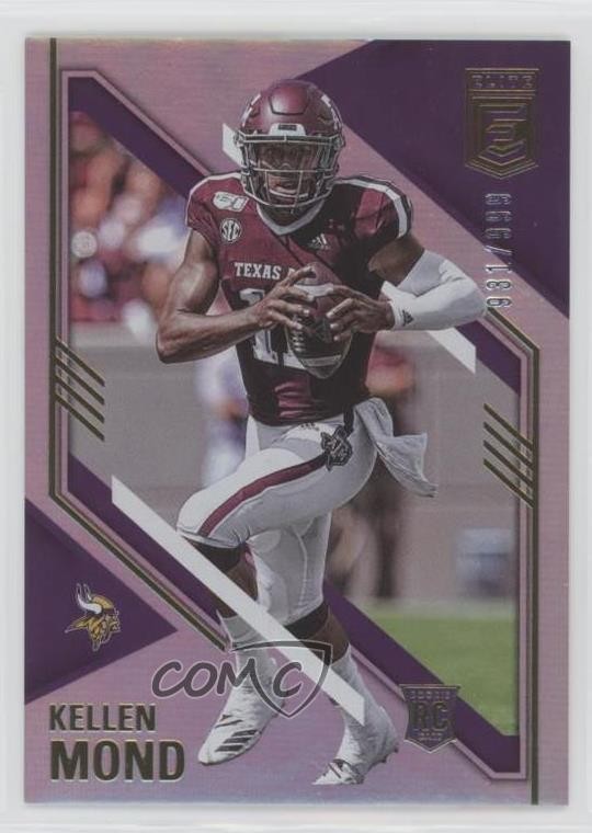 2021 Panini Donruss Elite Rookies 931/999 Kellen Mond #108 Rookie RC uk2