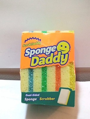Scrub Daddy  Sponge Daddy Polymer Foam Sponges.  Pack of 4 # SDVPX4  NEW