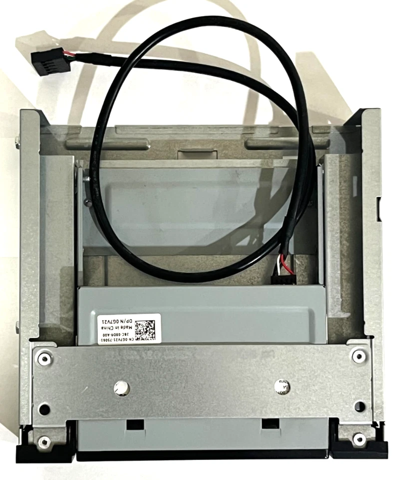 Dell 5.25" Media Flash SD Card Reader 0FXYPG w USB cable, cage, and caddy 0N9MCG - Image 3 of 4