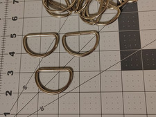 1.5 inch welded D Rings quantity 36 for making dog collars