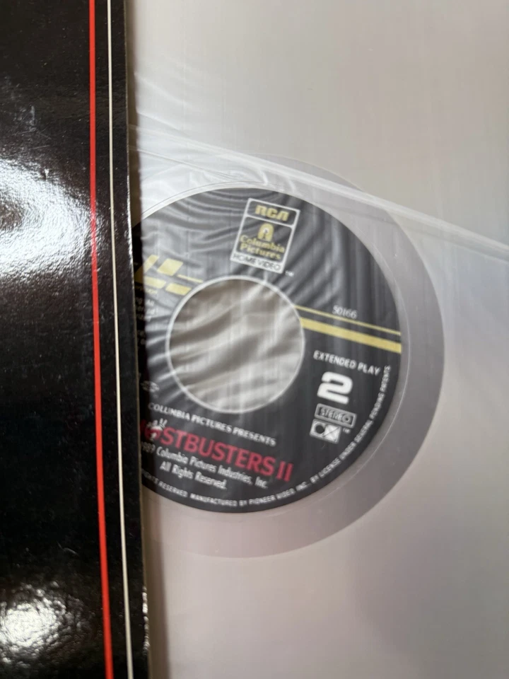 Ghostbusters II LaserDisc LD (1989)  Bill Murray Dan Aykroyd Rick Moranis - Image 2 of 3