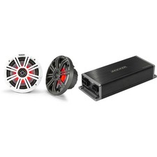 Kicker Marine KPX300.4 Powersports Amp 6.5" Marine LED Speakers