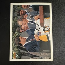 Upper Deck 1991-92 Mario Lemieux George H.W. Bush White House Welcome #47