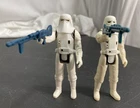Star Wars Lot of 2 Imperial Hoth SnowTrooper Figures 1980.  Kenner with weapons