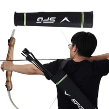 Arrow Quiver Holder Bag for Bow with Reflective Strip and Large Capacity