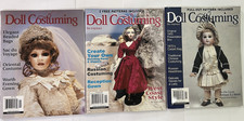 Doll Costuming Magazine April 2001, Nov 2001, Jan 2002 Lot of 3
