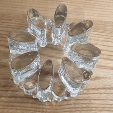 Bel Mondo Glass Tealight Candle Holder/Food, Drink Warmer George Shutte German