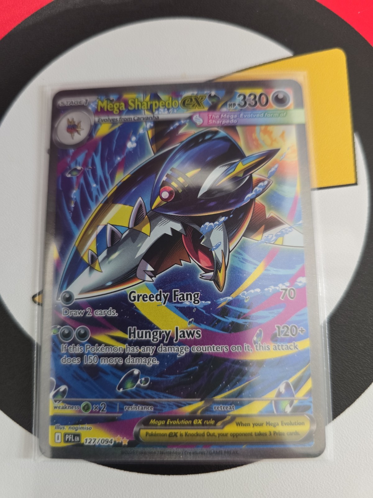mega sharpedo ex 127/094