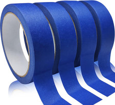 4 Rolls Premium Painters Tape, Blue Tape, Masking Tape, Paint Tape for Multi-Pur