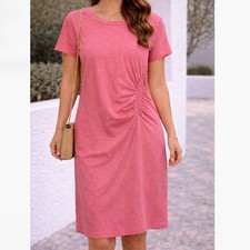 Universal Thread Size XL NWT Pink Side Ruched Dress