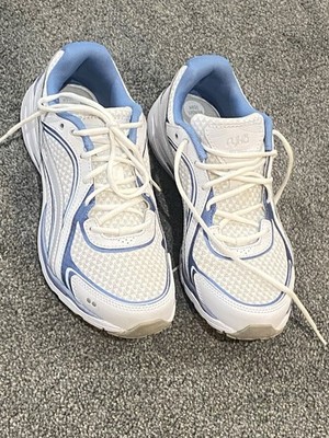 Ryka Sneakers Athletic Running Walking Shoes Gray Blue 9.5M Sky Walk Sneakers