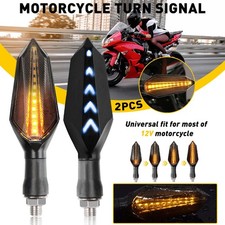 2 Motorcycle Turn LED Signal Tail Light Blinker For Honda SuzUSi Kawasaki Ducati