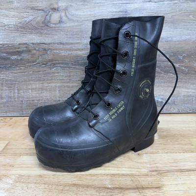 Vintage 80s Bata Military Jump Boots Mens 9 Black Mickey Mouse Paratrooper 1980s Mickey mouse boots bata - Gem main image 4