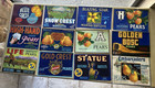 12pc Vintage PEARS Fruit Crate Box Labels Craft Scrapbook Collage Junk Journal