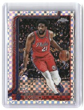 Joel Embiid 2025-26 Topps Chrome X-Fractor