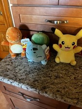 3 Plush lot Pokemon Bulbasaur, Pikachu and Charmander. Brand new with tags.