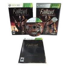 Fallout New Vegas Microsoft Xbox 360 Video Game 2010 Complete CIB Slip Cover