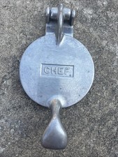 Vintage Hamburger Burger Press Chef Die Cast Aluminum Retro Kitchen 5&rdquo; Tortilla