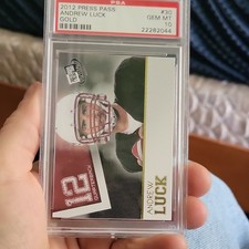 Press Pass PSA 10 2012 Andrew Luck Rookie Gold Parallel #30 Stanford