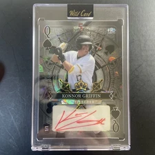 Konnor Griffin 1/1!!! Autograph!!! Stacked Deck Wild Card