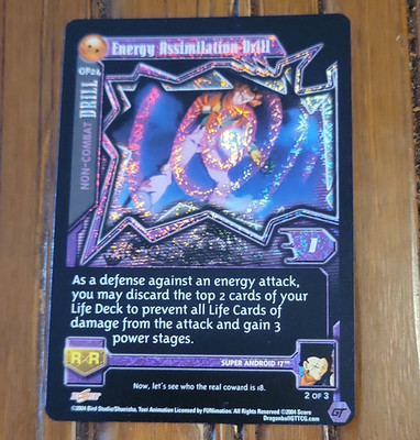 Score Energy Assimilation Drill Holo RR Dragon Ball GT TCG 2/3 English 2004