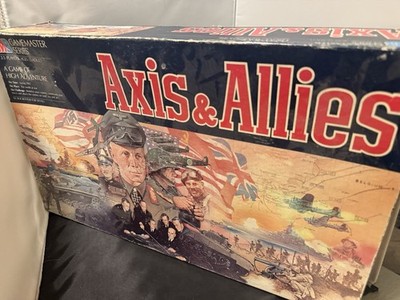 Milton Bradley Vintage 1984 Axis & Allies Board Game Complete