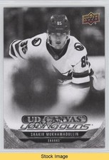 2024 Series 1 UD Canvas Young Guns Black & White Shakir Mukhamadullin READ f6d