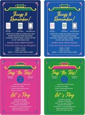 4 Pcs Mahjong Shuffler Cards for Tiles Mixing  Shuffling Portable Mah Jong Acce