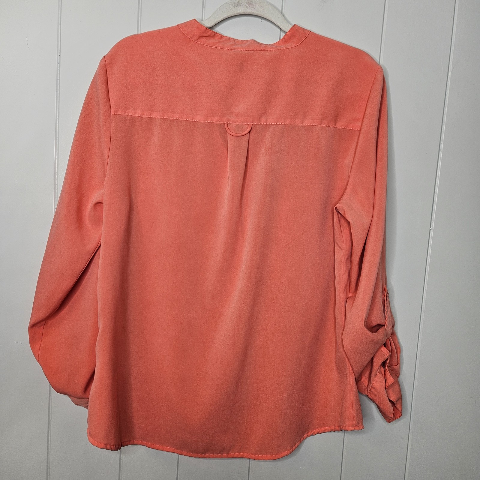 Covington Button Up Blouse Button Sling Sleeves C… - image 2