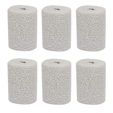 6 Pack White Plaster Cloth Gauze Bandages Rolls for Art Project, Belly Cast, ...